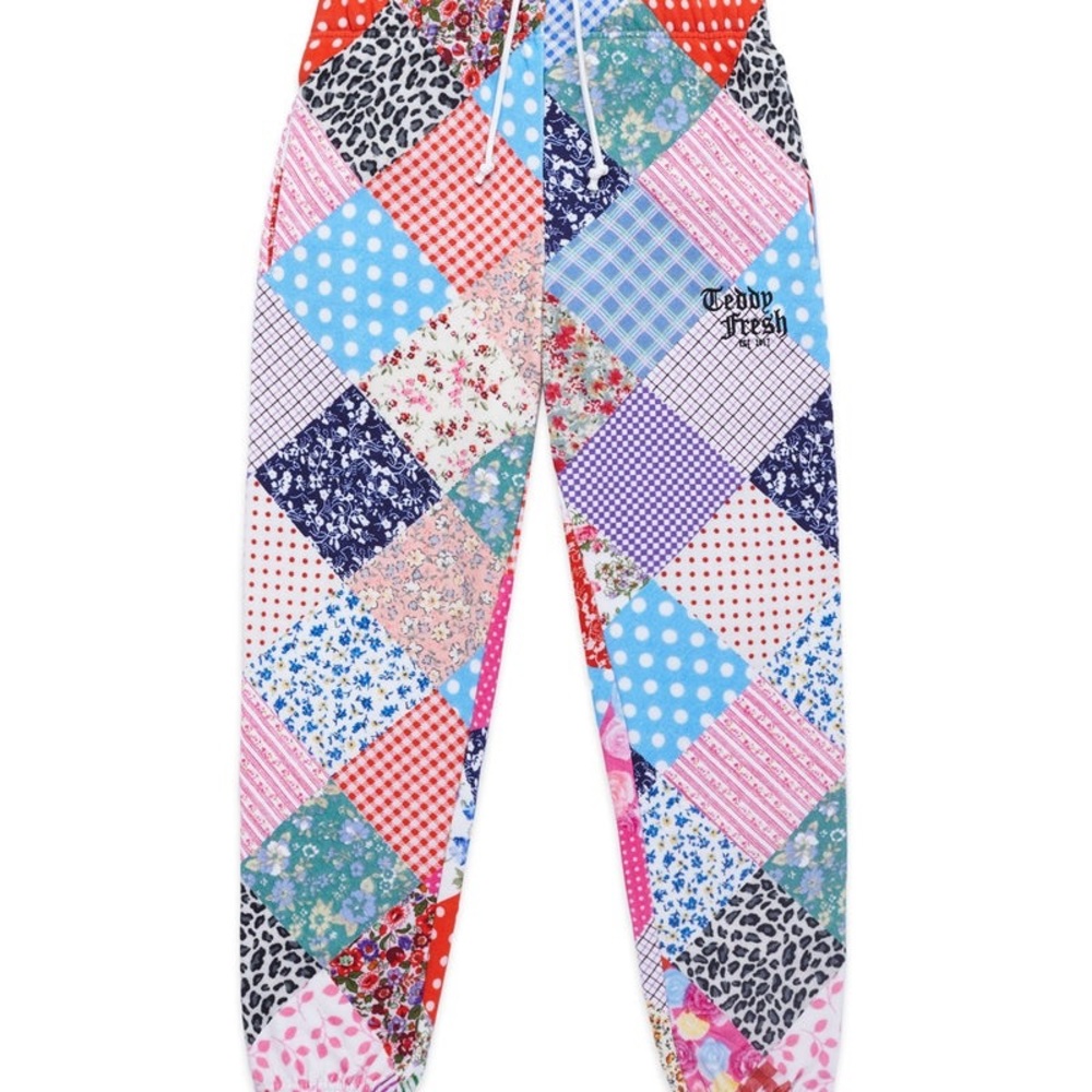 Teddy Fresh Quilted Sweatpants RARE